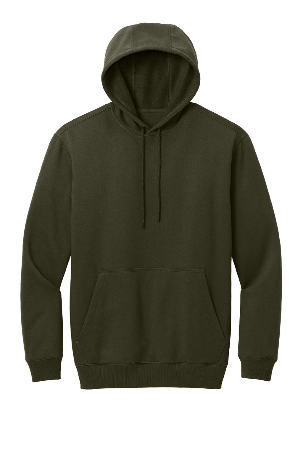 CornerStone CSF630 Mens Tough Fleece Hooded Sweatshirt Hoodie w/ Pouch Pocket Tundra Green Flat Front