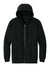 CornerStone CSF631 Mens Tough Fleece Full Zip Hooded Sweatshirt Hoodie w/ Pockets Black Flat Front