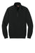 CornerStone CSF635 Mens Tough Fleece 1/4 Zip Sweatshirt Black Flat Front