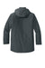 CornerStone CSJ10 Mens Elements Wind & Water Resistant Insulated Full Zip Hooded Parka Iron Grey Flat Back