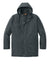 CornerStone CSJ10 Mens Elements Wind & Water Resistant Insulated Full Zip Hooded Parka Iron Grey Flat Front