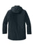 CornerStone CSJ10 Mens Elements Wind & Water Resistant Insulated Full Zip Hooded Parka Navy Blue Flat Back