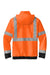 CornerStone CSJ500 Mens Enhanced Visibility Waterproof Full Zip Hooded Jacket Safety Orange Flat Back