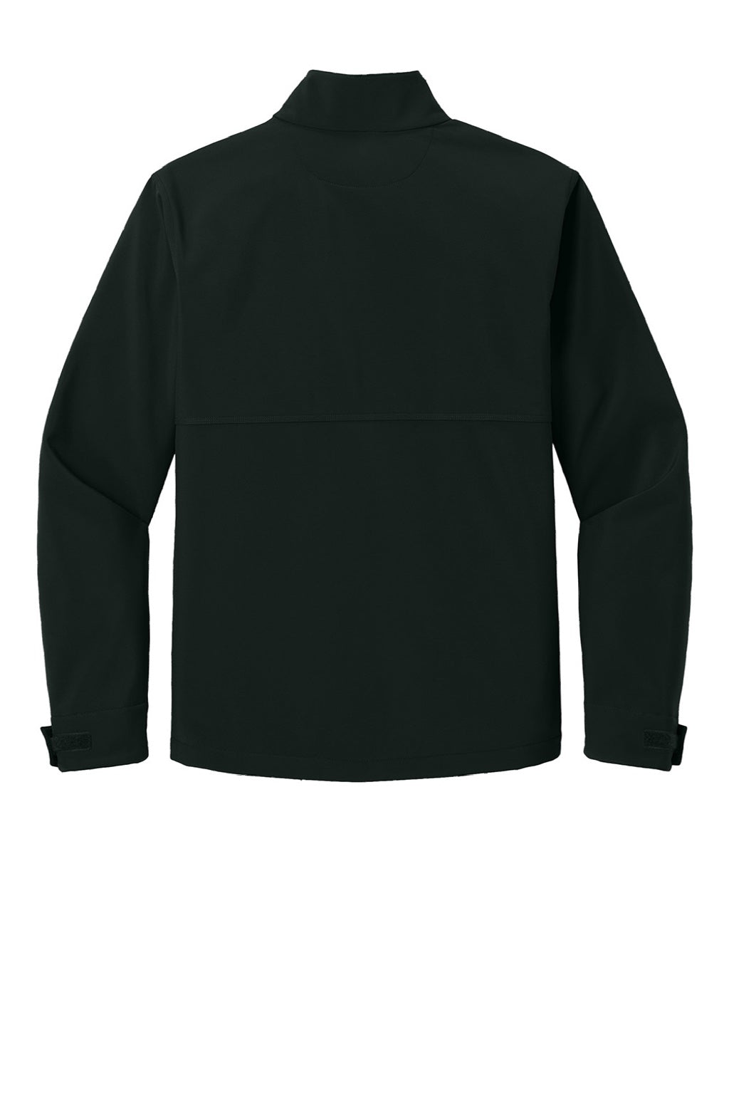 CornerStone CSJ70 Mens Workwear Water Resistant Soft Shell Full Zip Jacket Black Flat Back