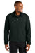 CornerStone CSJ70 Mens Workwear Water Resistant Soft Shell Full Zip Jacket Black Model Front