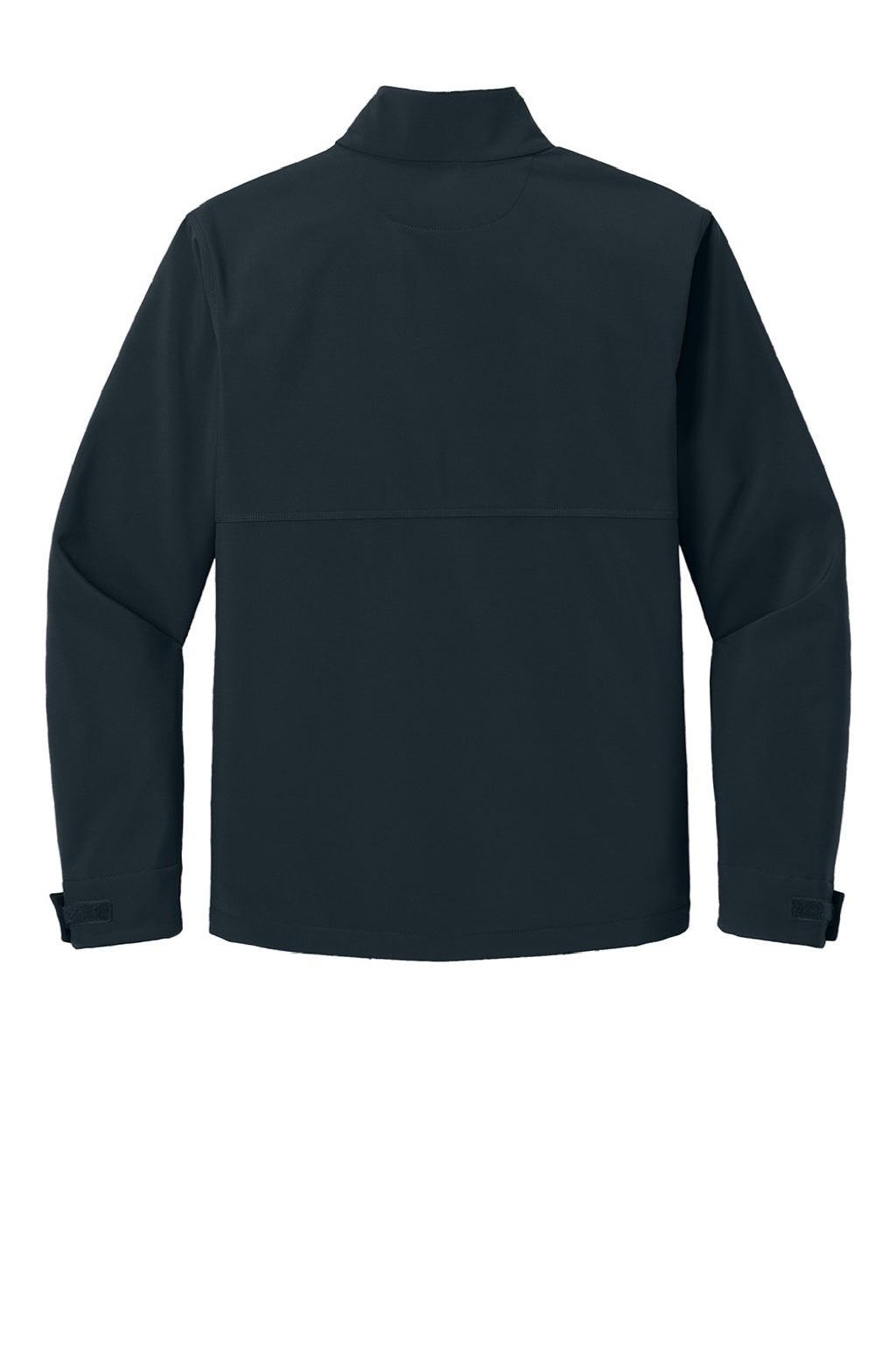 CornerStone CSJ70 Mens Workwear Water Resistant Soft Shell Full Zip Jacket Navy Blue Flat Back