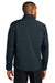 CornerStone CSJ70 Mens Workwear Water Resistant Soft Shell Full Zip Jacket Navy Blue Model Back