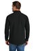 CornerStone CSJ73 Mens Snap Down Soft Shell Shirt Jacket Black Model Back