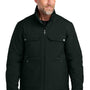 CornerStone Mens Insulated Workwear Soft Shell Full Zip Jacket - Black