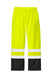 CornerStone CSP504 Mens ANSI Class E Pull On Rain Pants Safety Yellow/Black Flat Front