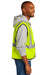 CornerStone CSV100 Mens ANSI 107 Class 2 Mesh Vest w/ Pocket Safety Yellow Model Side