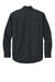 CornerStone CSW174 Mens Select Ripstop Stain Resistant Long Sleeve Button Down Shirt w/ Pockets Echo Steel Grey Flat Back