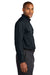 CornerStone CSW174 Mens Select Ripstop Stain Resistant Long Sleeve Button Down Shirt w/ Pockets Navy Blue Model Side
