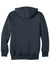 Carhartt CT100614 Mens Paxton Rain Defender Water Resistant Full Zip Hooded Sweatshirt Hoodie Navy Blue Flat Back