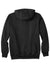 Carhartt CT100615 Mens Paxton Rain Defender Water Resistant Hooded Sweatshirt Hoodie w/ Pouch Pocket Black Flat Back