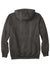 Carhartt CT100615 Mens Paxton Rain Defender Water Resistant Hooded Sweatshirt Hoodie Heather Carbon Grey Flat Back