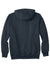 Carhartt CT100615 Mens Paxton Rain Defender Water Resistant Hooded Sweatshirt Hoodie Navy Blue Flat Back