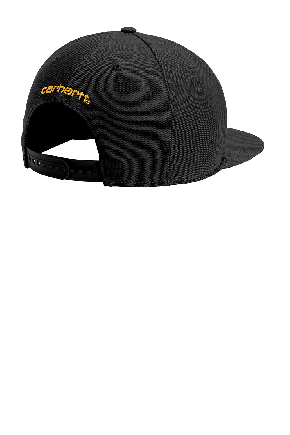 Carhartt CT101604  Ashland FastDry Moisture Wicking Adjustable Hat Black Flat Back
