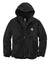 Carhartt CT102207 Mens Full Swing Cryder Full Zip Hooded Jacket Black Flat Front