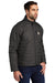Carhartt CT102208 Mens Gilliam Wind & Water Resistant Full Zip Jacket Shadow Grey Model 3Q