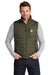 Carhartt CT102286 Mens Gilliam Full Zip Vest Moss Green Model Front