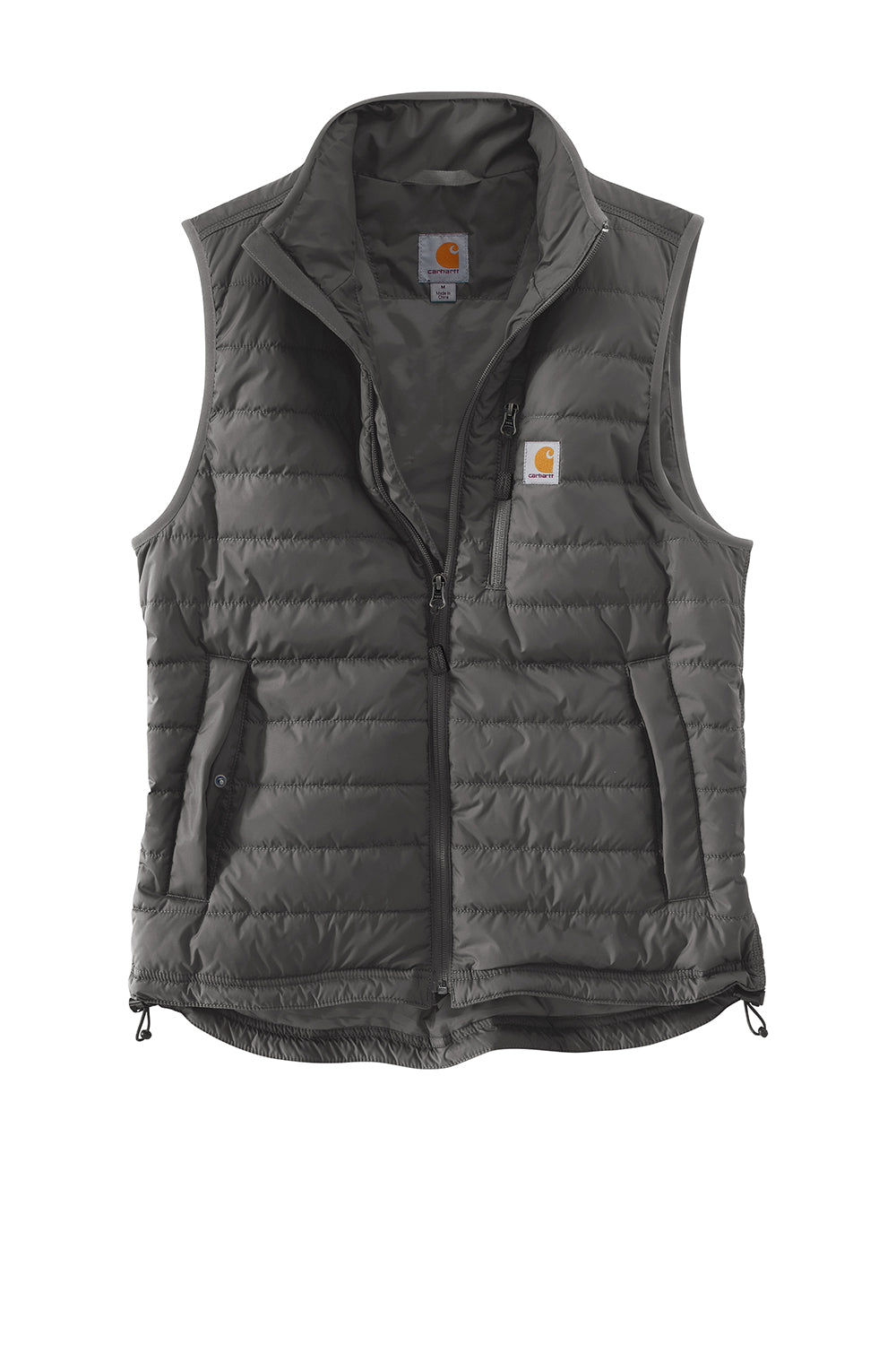 Carhartt CT102286 Mens Gilliam Full Zip Vest Shadow Grey Flat Front