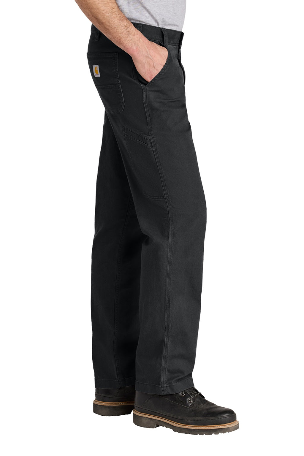 Carhartt CT102291 Mens Rugged Flex Rigby Pants Black Model Side