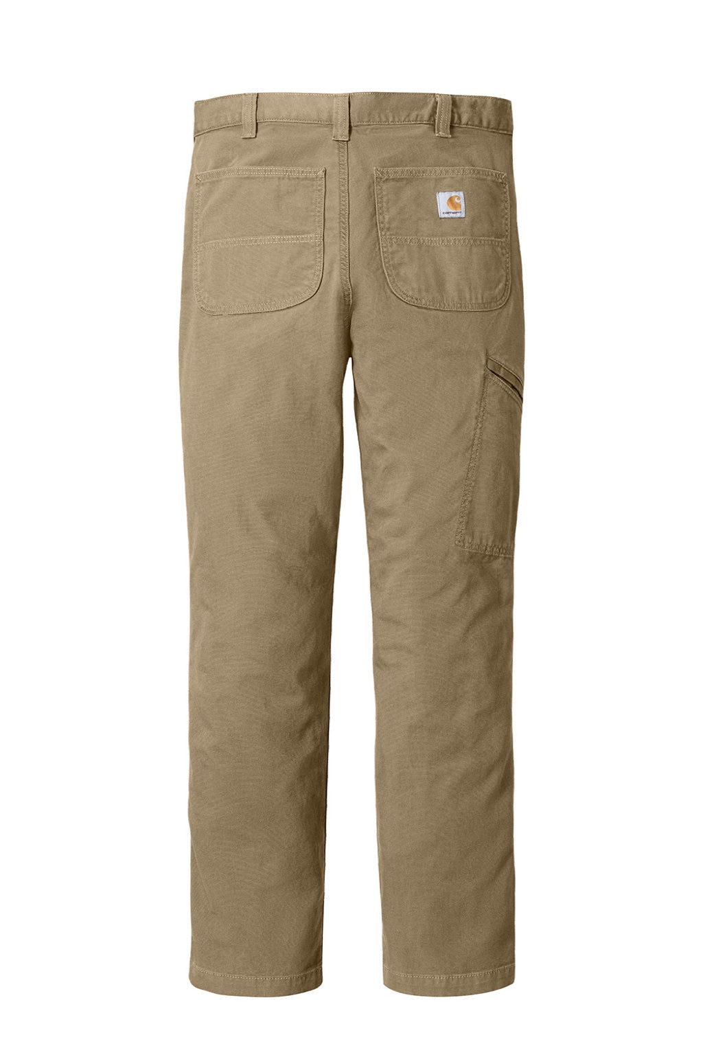 Carhartt CT102291 Mens Rugged Flex Rigby Pants Dark Khaki Brown Flat Back