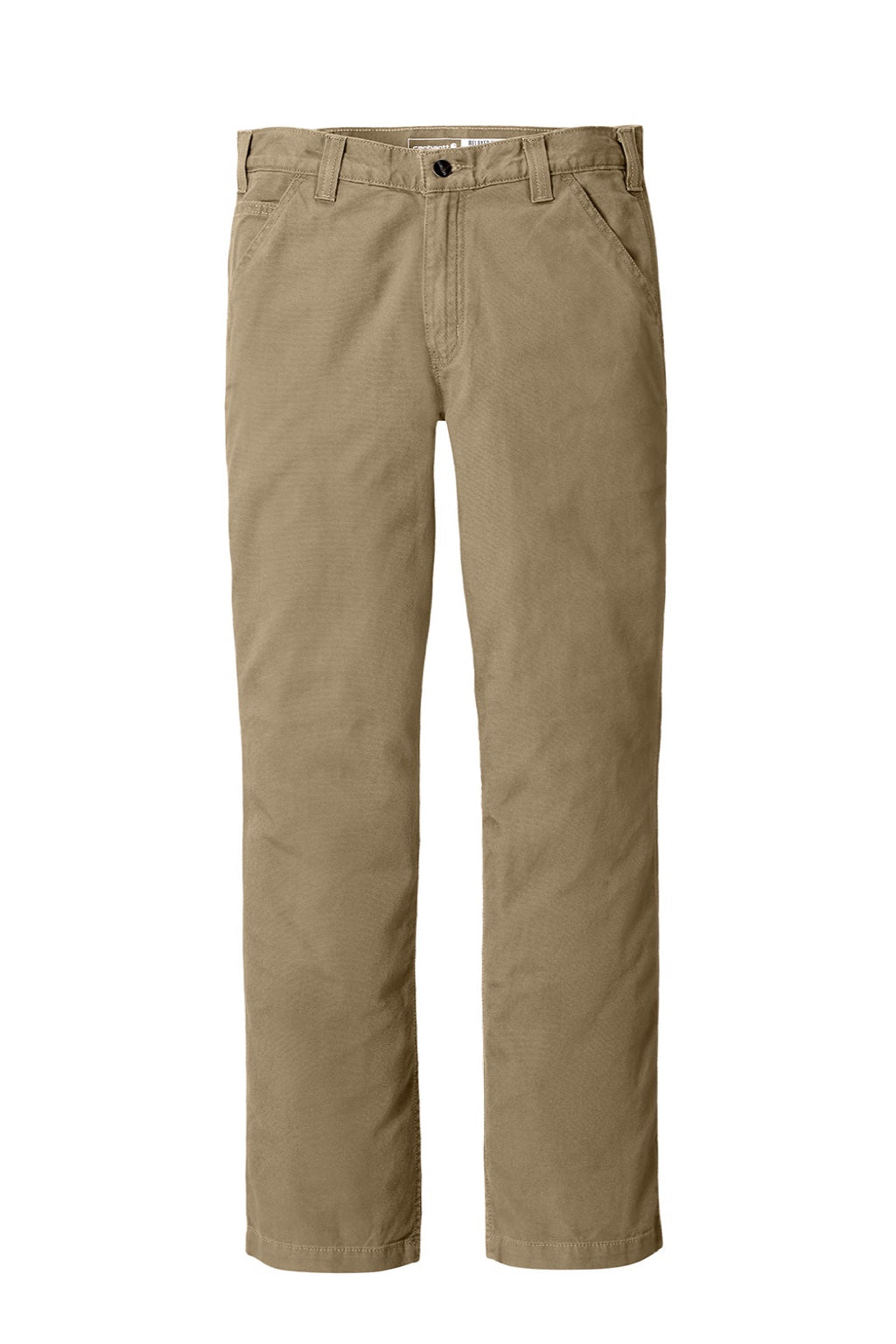 Carhartt CT102291 Mens Rugged Flex Rigby Pants Dark Khaki Brown Flat Front