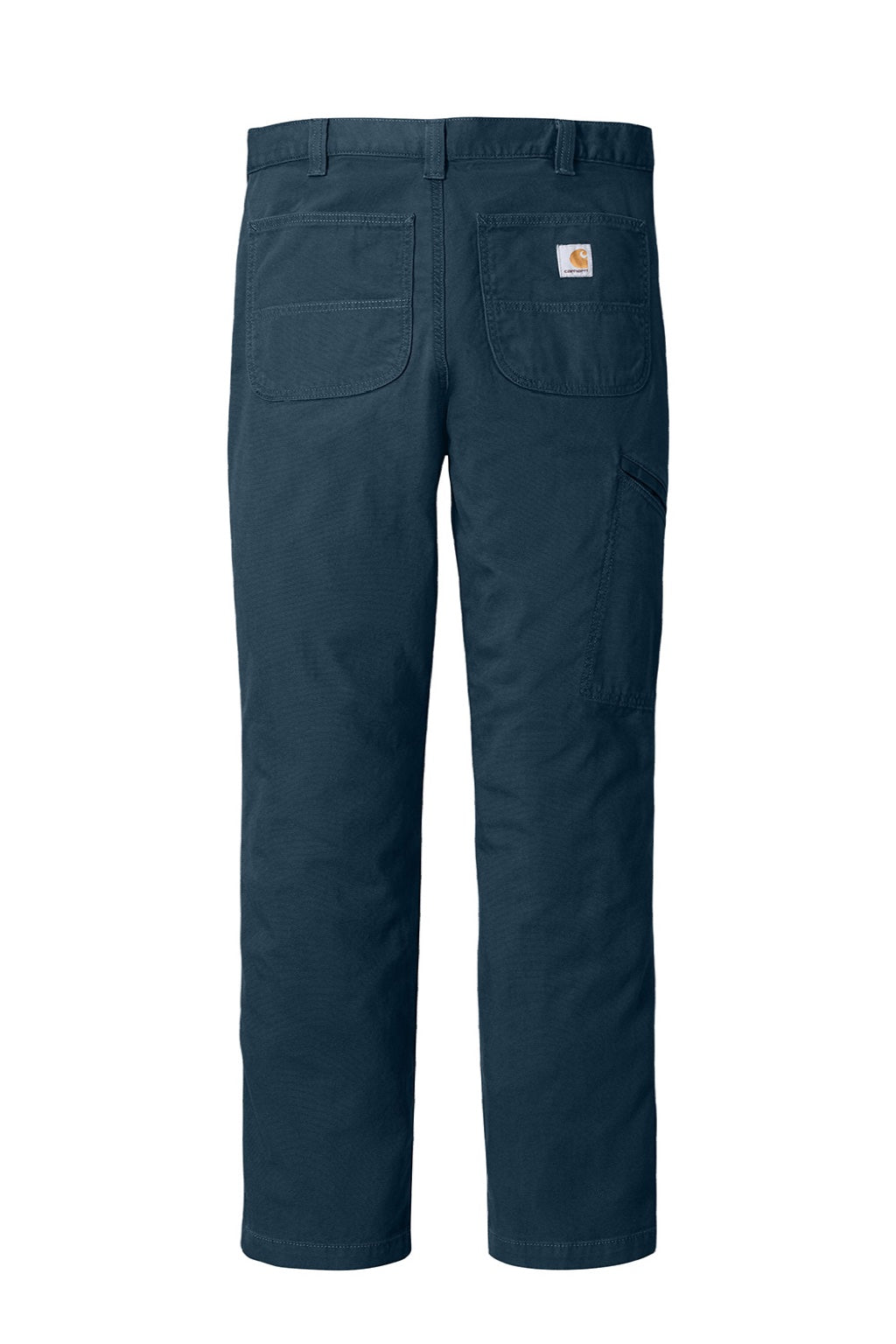 Carhartt CT102291 Mens Rugged Flex Rigby Pants Navy Blue Flat Back