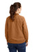 Carhartt CT102524 Womens Crawford Rugged Flex Full Zip Jacket Carhartt Brown Model Back