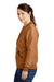 Carhartt CT102524 Womens Crawford Rugged Flex Full Zip Jacket Carhartt Brown Model Side