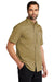 Carhartt CT102537/CT106688 Mens Rugged Professional Series Wrinkle Resistant Short Sleeve Button Down Shirt w/ Pocket Dark Khaki Brown Model 3Q