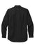 Carhartt CT102538 Mens Rugged Professional Series Wrinkle Resistant Long Sleeve Button Down Shirt w/ Pocket Black Flat Back