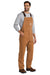 Carhartt CT102776 Mens Duck Unlined Bib Overalls w/ Pockets Brown Model 3q