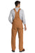 Carhartt CT102776 Mens Duck Unlined Bib Overalls w/ Pockets Brown Model Back