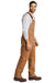 Carhartt CT102776 Mens Duck Unlined Bib Overalls w/ Pockets Brown Model Side