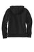Carhartt CT102788 Womens Clarksburg Full Zip Hooded Sweatshirt Hoodie w/ Pockets Black Flat Back