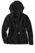 Carhartt CT102788 Womens Clarksburg Full Zip Hooded Sweatshirt Hoodie Black Flat Front