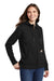 Carhartt CT102788 Womens Clarksburg Full Zip Hooded Sweatshirt Hoodie w/ Pockets Black Model 3Q