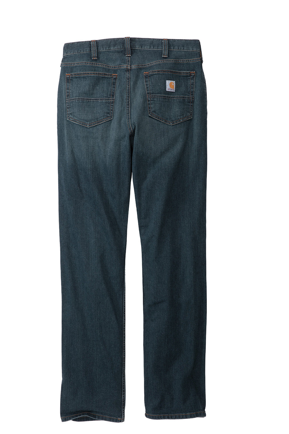 Carhartt CT102804 Mens Rugged Flex 5 Pocket Jeans Superior Blue Flat Back