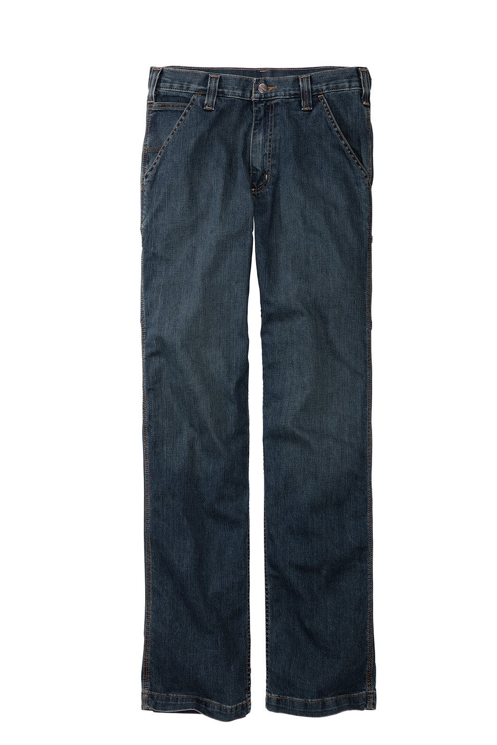 Carhartt CT102808 Mens Rugged Flex Utility Jeans w/ Pockets Superior Blue Flat Front