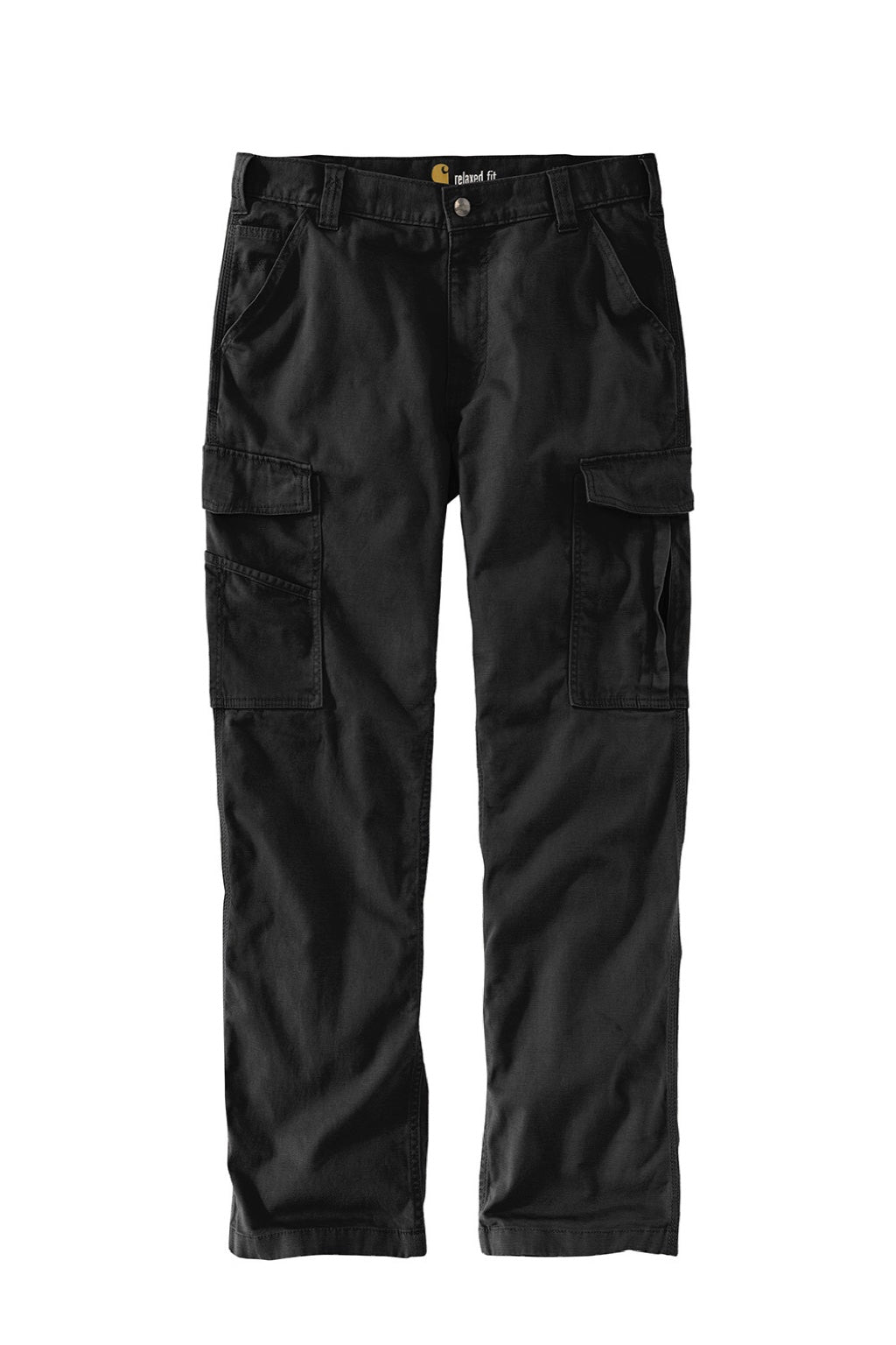 Carhartt CT103574 Mens Rugged Flex Rigby Cargo Pants w/ Pockets Black Flat Front
