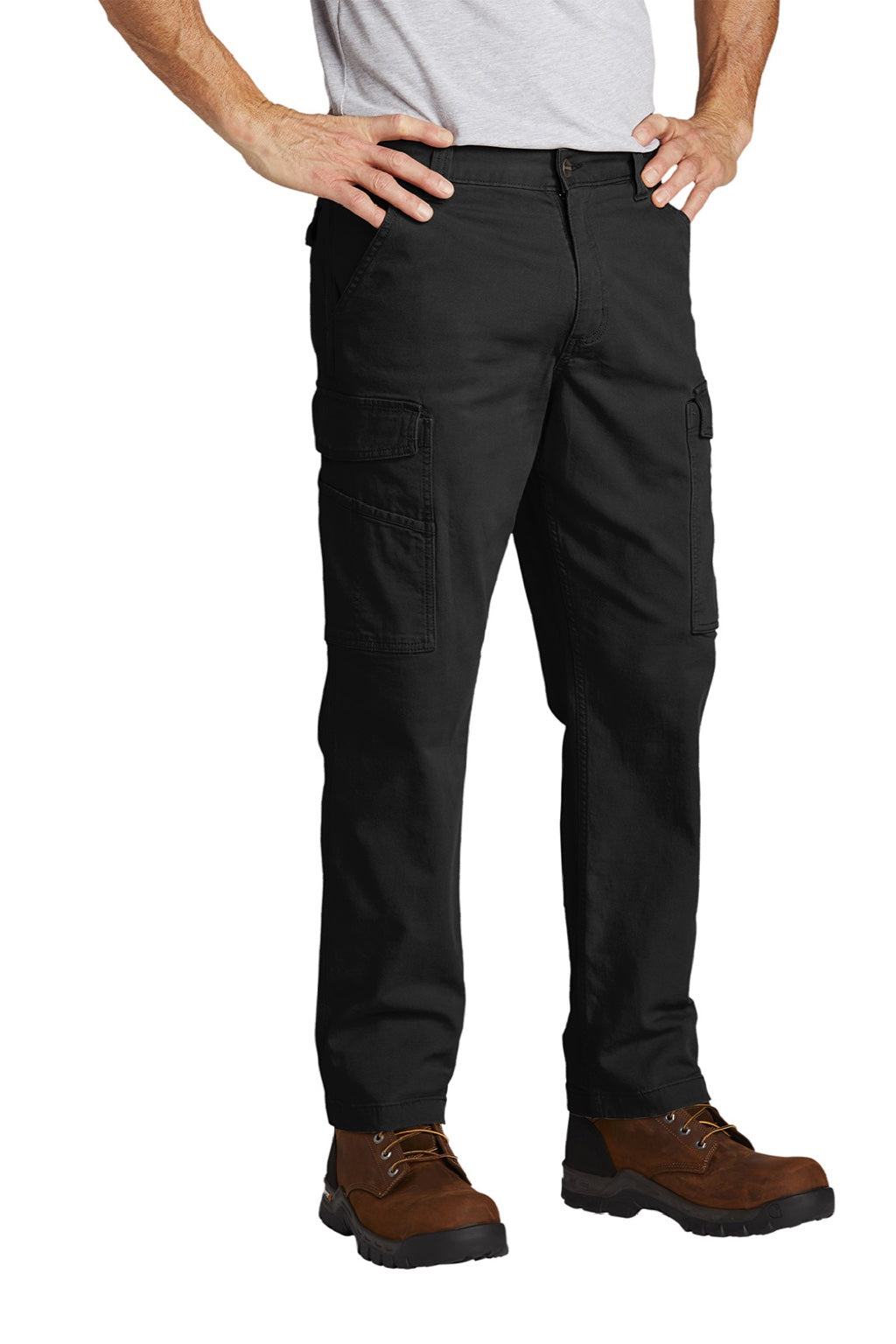 Carhartt CT103574 Mens Rugged Flex Rigby Cargo Pants w/ Pockets Black Model 3q