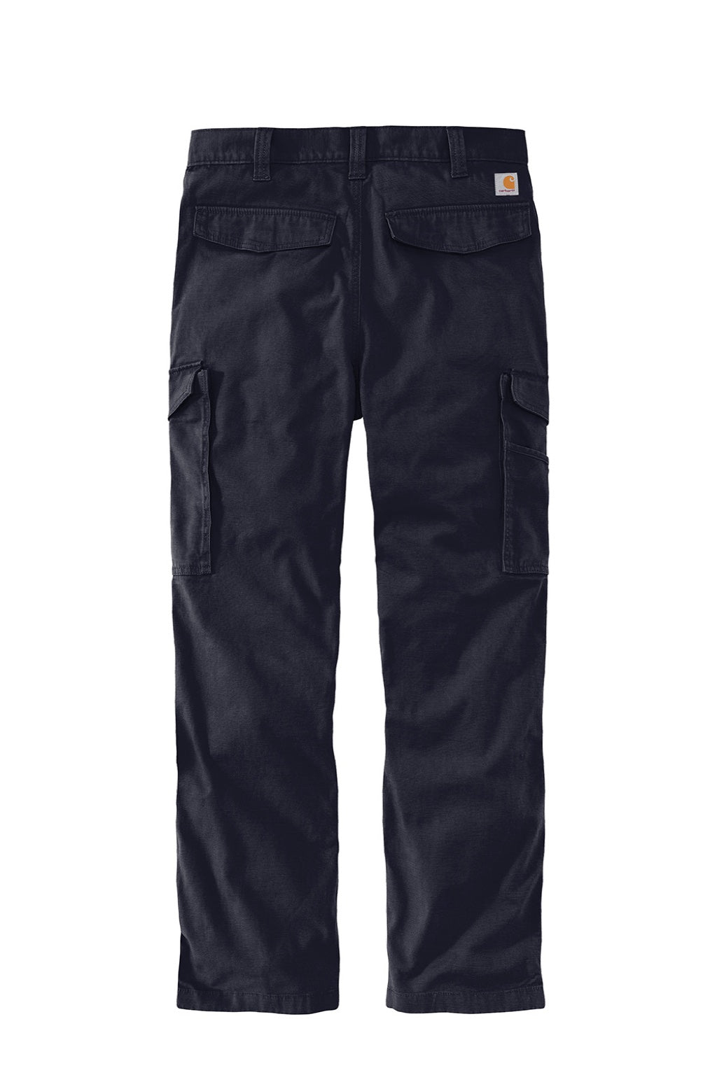 Carhartt CT103574 Mens Rugged Flex Rigby Cargo Pants w/ Pockets Navy Blue Flat Back
