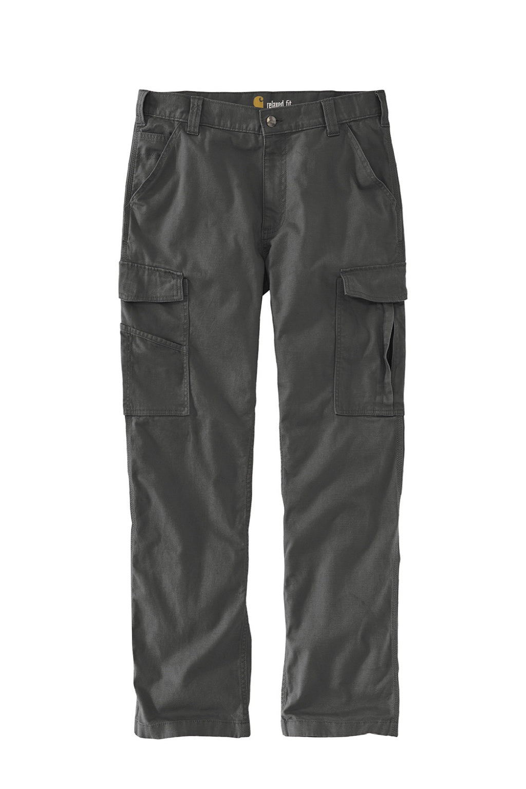 Carhartt CT103574 Mens Rugged Flex Rigby Cargo Pants w/ Pockets Shadow Grey Flat Front