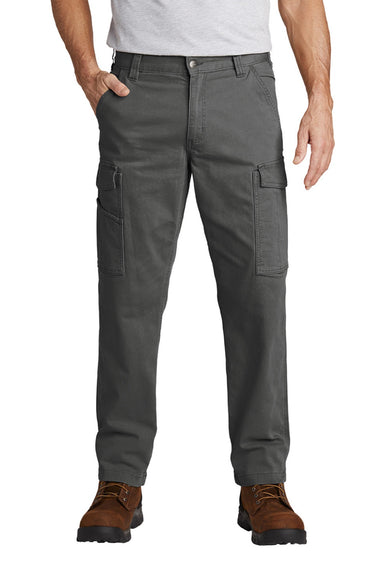 Carhartt CT103574 Mens Rugged Flex Rigby Cargo Pants w/ Pockets Shadow Grey Model Front