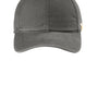Carhartt Mens Moisture Wicking Canvas Adjustable Hat - Gravel Grey
