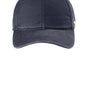 Carhartt Hats Mens Moisture Wicking Canvas Adjustable Hat - Navy Blue