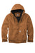 Carhartt CT104050/CTT104050 Mens Active Washed Duck Full Zip Hooded Jacket Carhartt Brown Flat Front